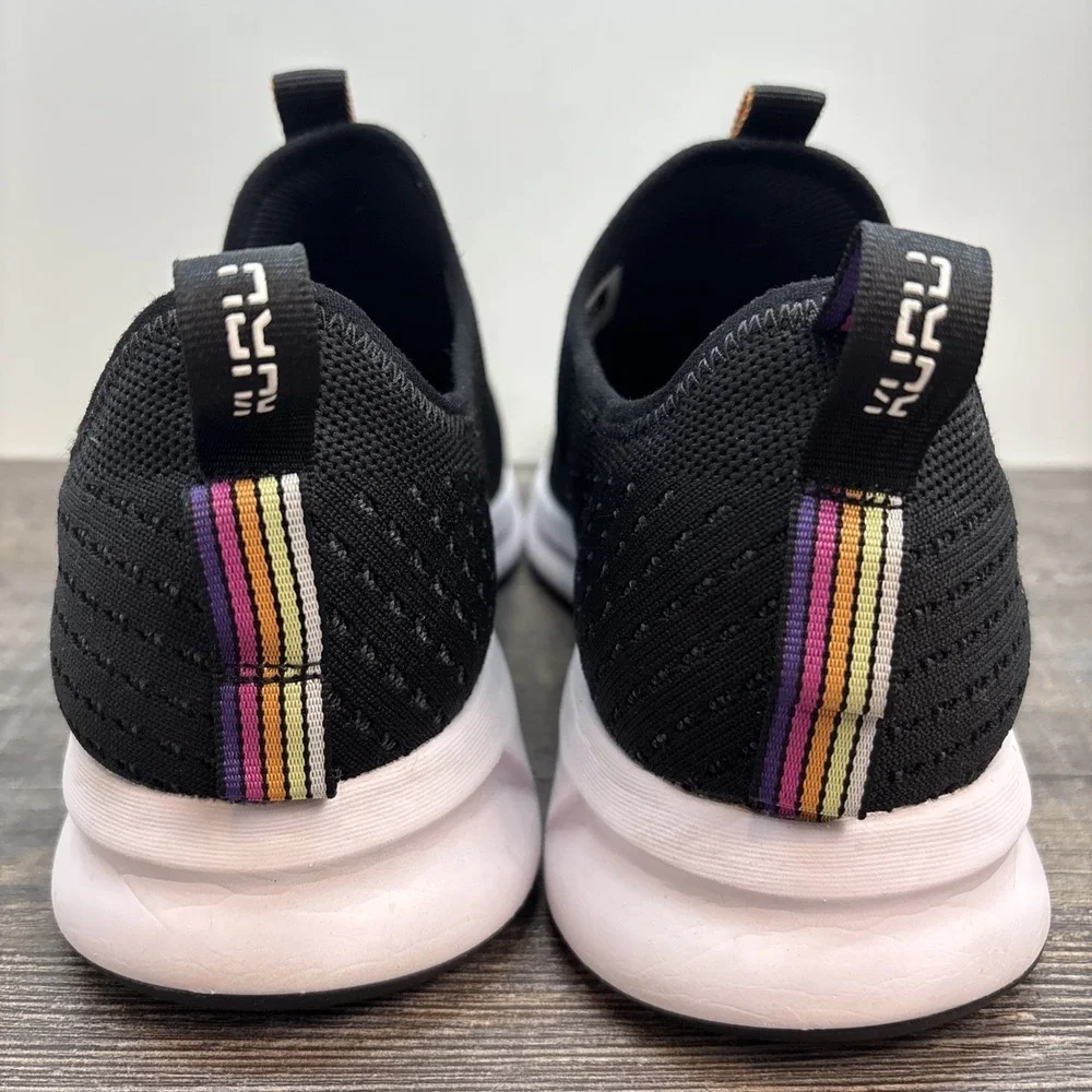 KURU Atom Slip On Women's 9.5 Sneaker Shoe Jet Black‎ NEW Defects